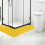 L-Shaped Bath Mat Water Absorbent Non-Slip Soft 5