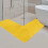 L-Shaped Bath Mat Water Absorbent Non-Slip Soft 6