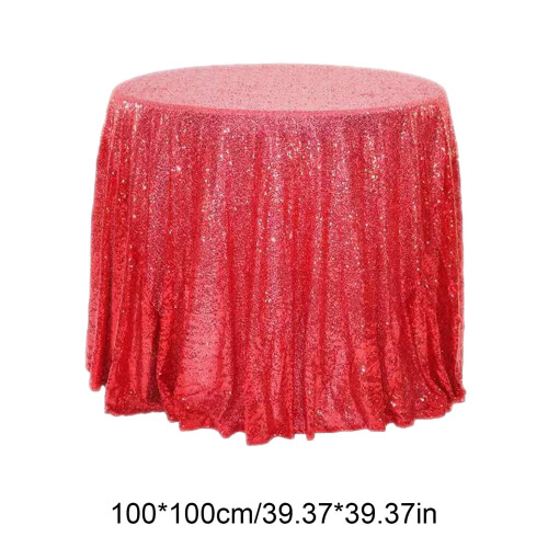 Nappe ronde à sequins et paillettes, 152 cm (60 pouces) 2