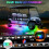 Golf Cart LED Underglow Strip Kit 2PCS Multi-Mode 12V-65V 8