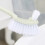 Curved Toilet Brush with Angled Head and Durable Bristles 2