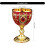 Vintage Metal Wine Cups Set 2 Pieces Medieval Goblets 4