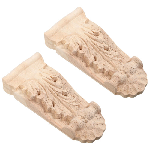 Wood Corbels Decorative Corner Trim 4 pcs 1