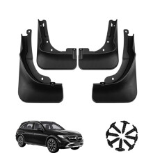 Black Mud Flaps for Mercedes-Benz GLC 2023+ Front Rear