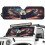 Bald Eagle American Flag Windshield Sun Shade for Jeep 1
