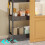 3-Tier Rolling Storage Cart Mobile Organizer 6