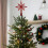 Glitter Hollow Star Christmas Tree Topper 1pc 5