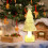 Mercury Glass Christmas Tree Illuminated Silver 1pc 6