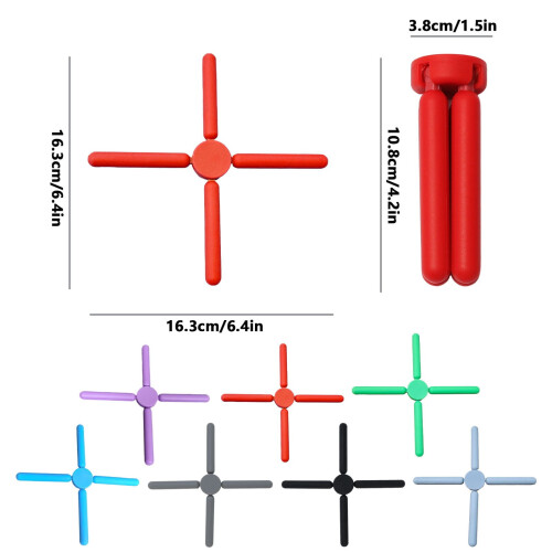 Foldable Silicone Heat Insulation Mat Non-Slip Heat 2