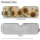 Sunflower Print Windshield Sun Shade UV-Blocking Reflective 7