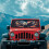 Bald Eagle American Flag Windshield Sun Shade for Jeep 3