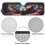 Bald Eagle American Flag Windshield Sun Shade for Jeep 6