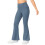 Girls Flared Pants Solid Color Thermal Fleece-Lined with 7