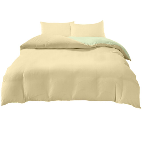 Bedding Set Washed Polyester 4 Piece Queen King 1