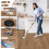 32PCS Self-adhesive PVC Flooring Wood Grain Tile Sticker 4