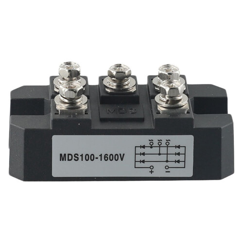 MDS-100A Diode Module Rectifier 1600V 5-Terminal 3-Phase
