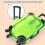 Kids Mini Rolling Luggage Toy Blue with Retractable Handle 5