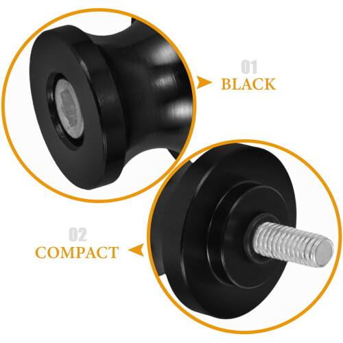 Motorcycle Swingarm Spools Sliders 6mm Metal 2