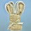 Karymi Soft Bunny Towel 50x25cm with Pearl Strap 1