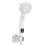 WZXPWT Turbo Shower Head High-Pressure 4-Mode Handheld with 2