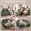 Homcom (Green) HOMCOM Sofa Bed, 4-in-1 Convertible Pull Out Sleeper Sofa 4