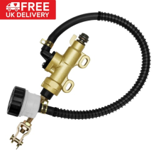 Motorcycle Motorbike Master Cylinder Rear Foot Brake Hydraulic Pump Reservoir UK