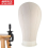 22" Canvas Block Mannequin Head with Table Clamp For Wig Making Display Stand UK 1