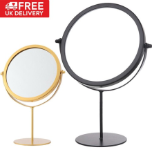 Round Tabletop Make Up Mirror on Stand Makeup Dressing Vanity Cosmetic Mirror UK