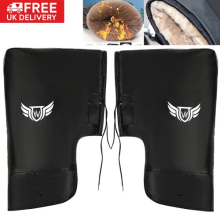 Waterproof Motorbike Motorcycle Gloves Warm Handle Bar Hand Muffs Mitts Cover UK