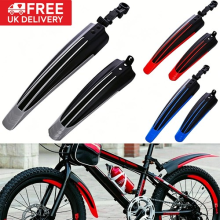 2Pcs Mountain Bike Mudguards MTB Bicycle Mud Guard Tire Fender Front Rear Set UK