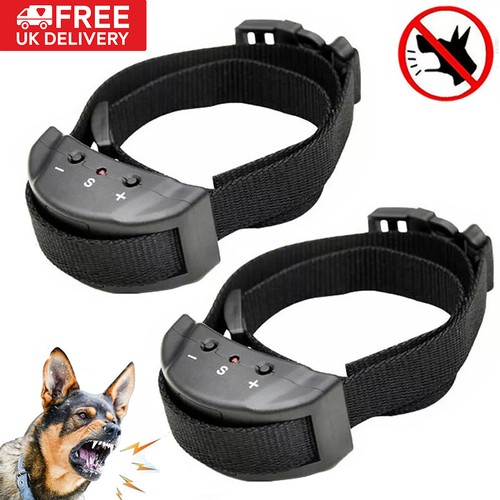Pet Dog Training Collar Electric Shock Anti Bark E-Collar Stop Barking Control