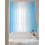 Light Blue and White Gradient Sheer Curtains 52x63 Rod 3