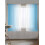 Light Blue and White Gradient Sheer Curtains 52x63 Rod 5