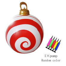Christmas Inflatable PVC Ball 60 cm Weatherproof Outdoor