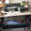 Convertible Sectional Couch Chenille 4 Seater L-Shaped Sofa Set Grey 6