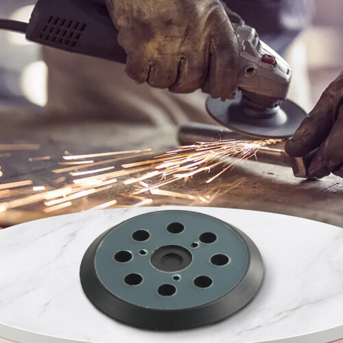 Orbital Sander Backing Pad 125mm 8-Hole 1pc 1