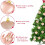 Heart Ornaments Red Pink Silver Glitter 12 Pcs 6
