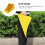 Wheel Chocks Heavy Duty 3 pcs 16x18x39 cm 5