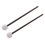 Glockenspiel Drum with Handle and Soft Rubber Mallets 1 Pair 1