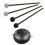 Glockenspiel Drum with Handle and Soft Rubber Mallets 1 Pair 8