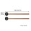 Glockenspiel Drum with Handle and Soft Rubber Mallets 1 Pair 3