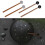Glockenspiel Drum with Handle and Soft Rubber Mallets 1 Pair 5