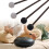 Glockenspiel Drum with Handle and Soft Rubber Mallets 1 Pair 6