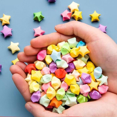 Star Folding Paper Strips DIY Crafting 540 Sheets 2