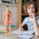 Transparent Human Torso Model Educational Anatomy Kit with 5