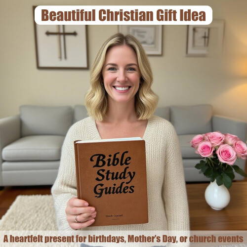 Bible Study Guide PU Leather Notebook 66 Pages 1