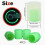 Glow-in-the-Dark Tire Valve Caps Universal 4-Pack 8
