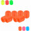 Glow-in-the-Dark Tire Valve Caps Universal 4-Pack 1