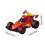 Magnetic Racing Car Toy for Kids Red 3
