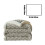 Flannel Fleece Blanket Grey 200x150cm Double Layer 2